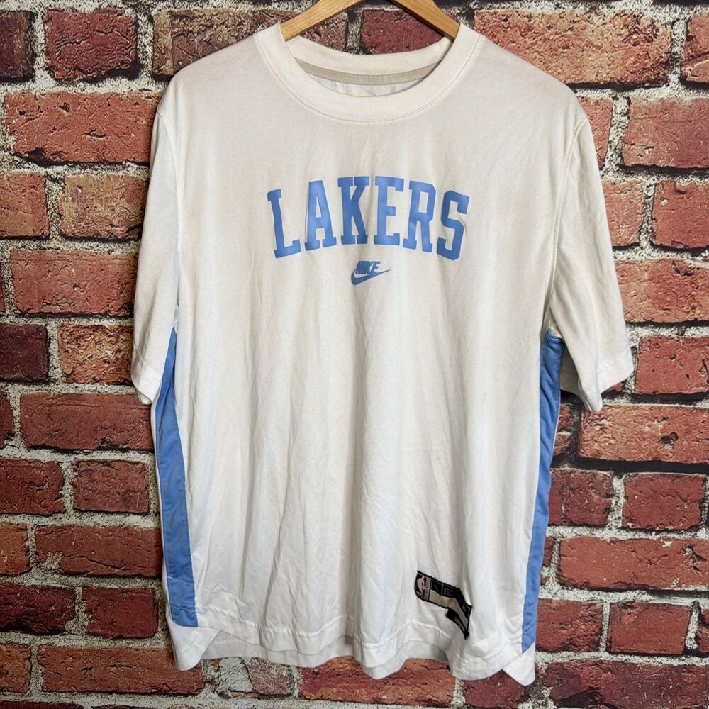 Los Angeles Lakers Nike NBA Authentics Dri-Fit Short Sleeve Shirt Classic XL